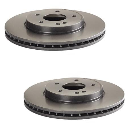 Mercedes Brakes Kit - Brembo Pads and Rotors Front (288mm) (Low-Met) 004420022041 - Brembo 3023900KIT